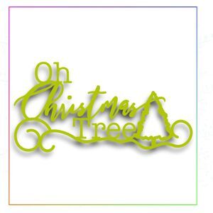 Sharon Callis Crafts Oh Christmas Tree Cutting Die, zzzz-s, Grey
